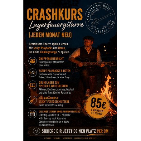 Crashkurs Lagerfeuergitarre September